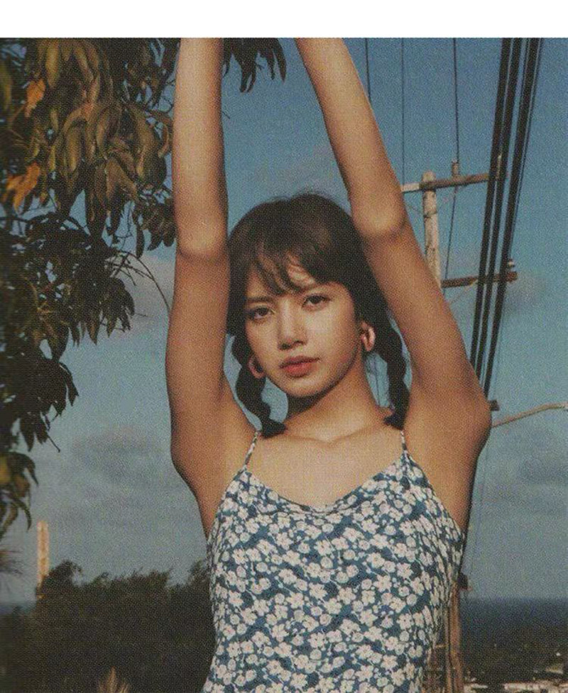 blackpinklisa同款法式小众复古碎花连衣裙连衣裙