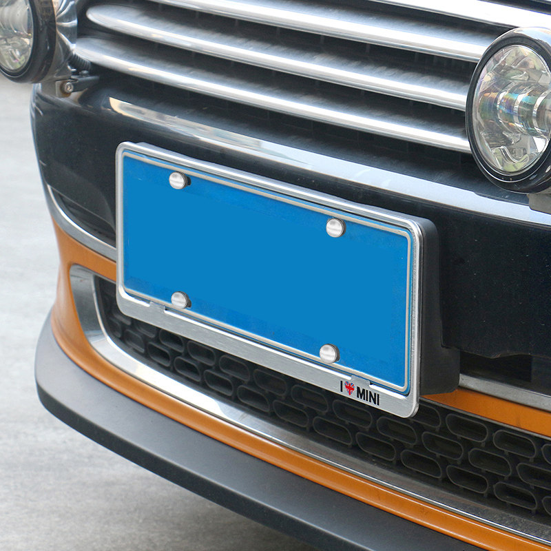 车牌适用于宝马minicoopercountrymanclubman新交架框车牌架