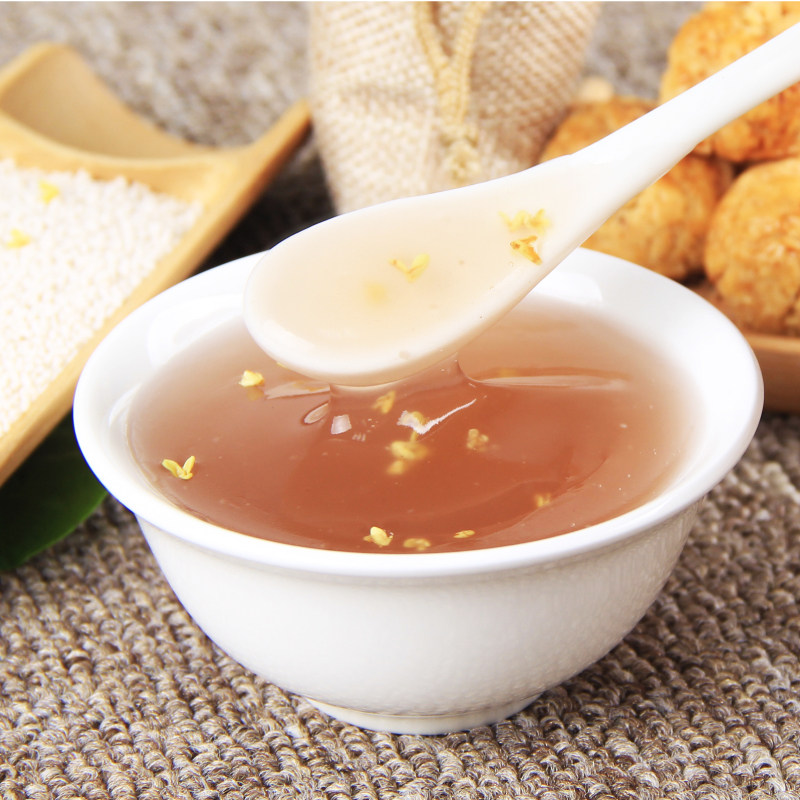 杭州代餐390g原味莲子桂花手工七宝农家藕粉藕粉