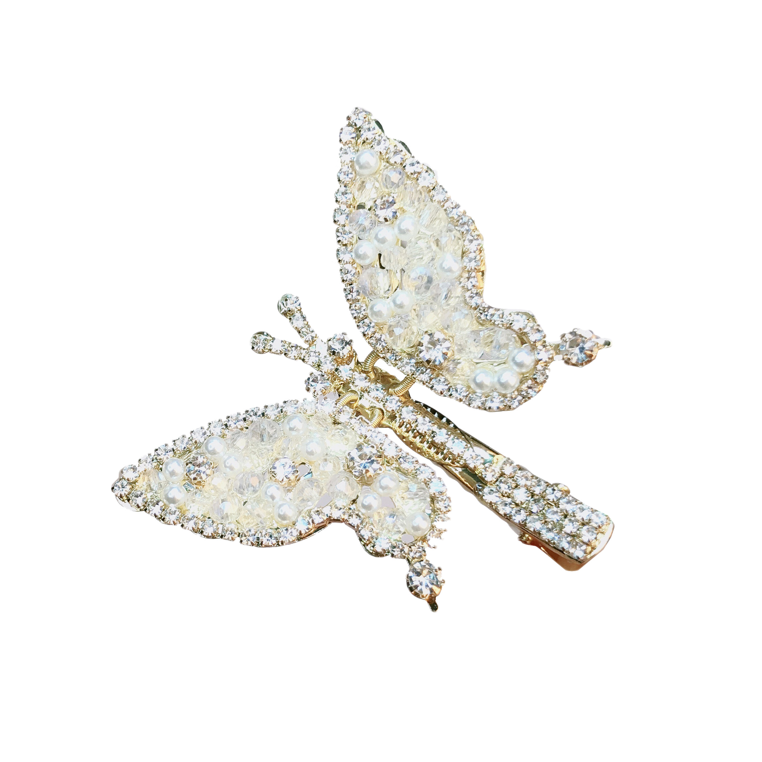 koi蝴蝶夹子会动重工发卡超仙甜美发饰