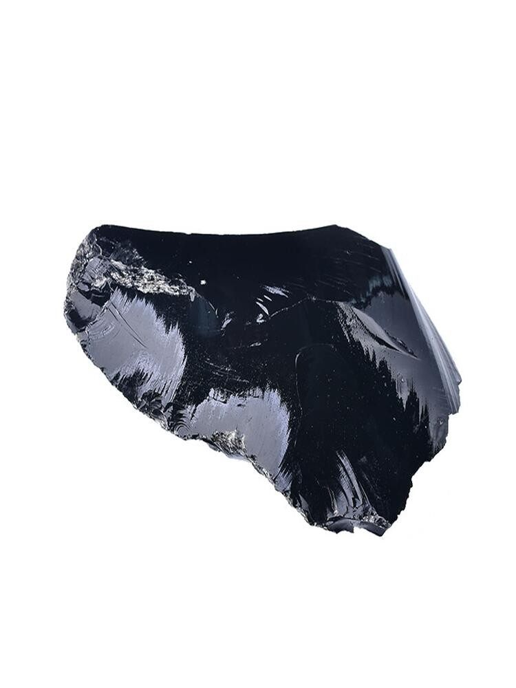 天然墨西哥乌金曜石原石水晶料子毛料原矿矿石摆件