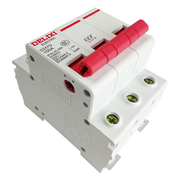 德力西dz47隔离开关dz47g3p32a63a100a125a小型空气开关