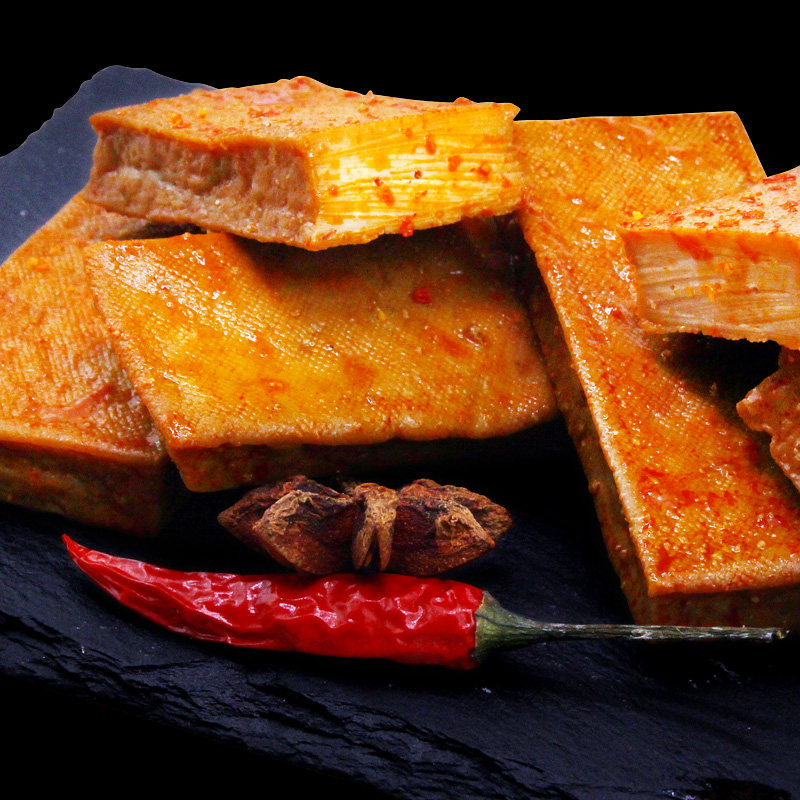 印味原香豆干500g香辣辣味原味豆腐干湖南麻辣豆腐干