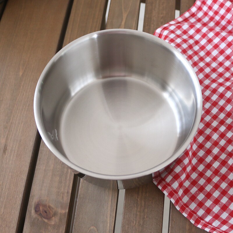 尺寸不锈钢小盆复合底汤盆小碗电磁炉明火加热20cm盆