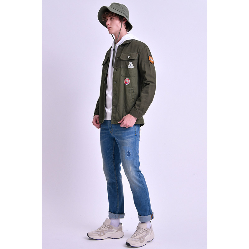 法国chevignon尚飞飞扬秋冬商场同款男夹克休闲主题夹克