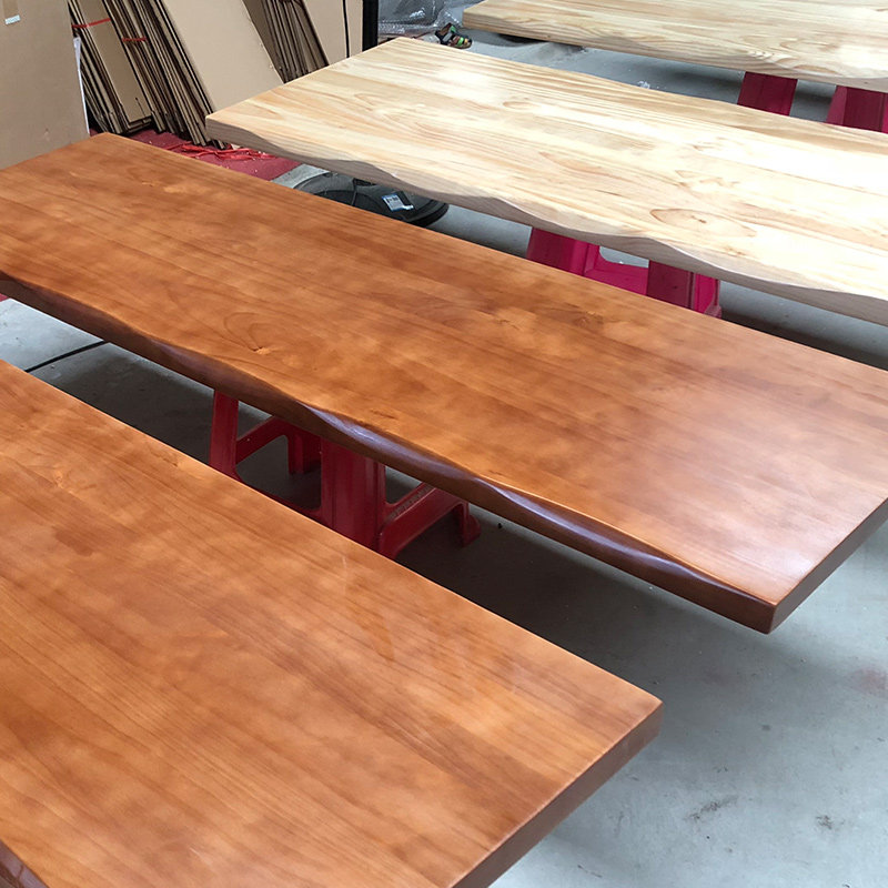 实木大板老松木板吧台台板台面面板餐桌工作台搁板