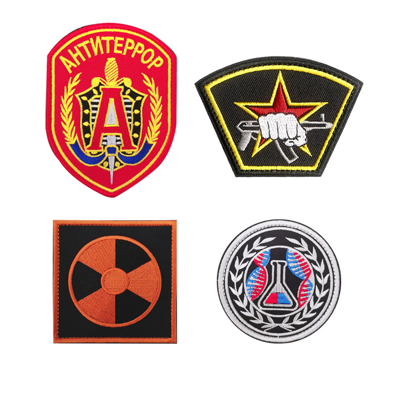 刺绣俄罗斯阿尔法fsb魔术臂章徽章胸章战术背心贴章