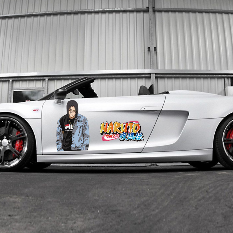 火影忍者车贴划痕车身贴个性拉花遮挡创意卡通装饰网红汽车车贴纸