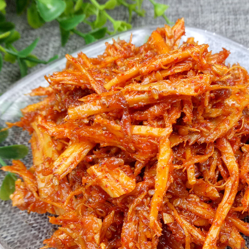 延吉朝鲜族风味牛板筋丝 150g开袋即食牛板筋条 甜辣香辣板筋正宗