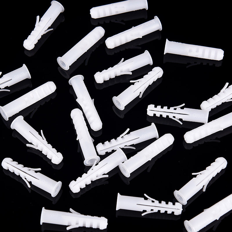 膨胀螺丝塑料胀管栓涨pe新料12mm加长胶塞塑料膨胀管