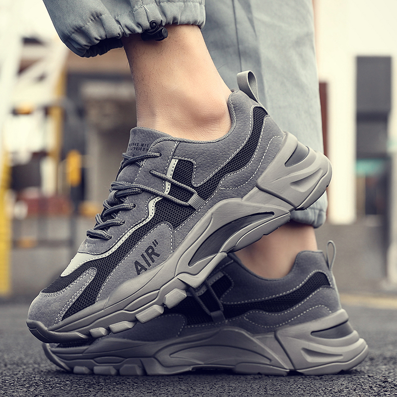 劳保鞋男鞋冬季工地上班干活四季款耐磨休闲运动老爹潮鞋秋季新款