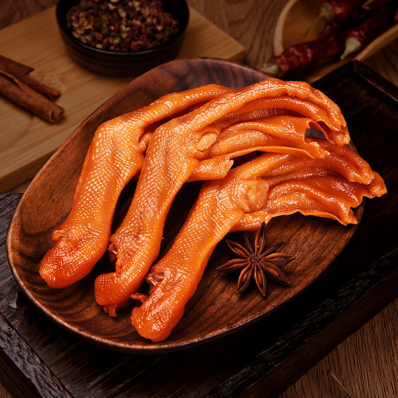 九道湾酱卤鸭掌168g香辣肉类鸭爪零食小吃湖南鸭肉零食