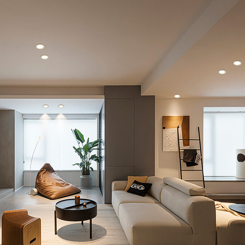 嵌入式led筒灯4寸12w孔灯大天花射灯客厅卧室筒灯