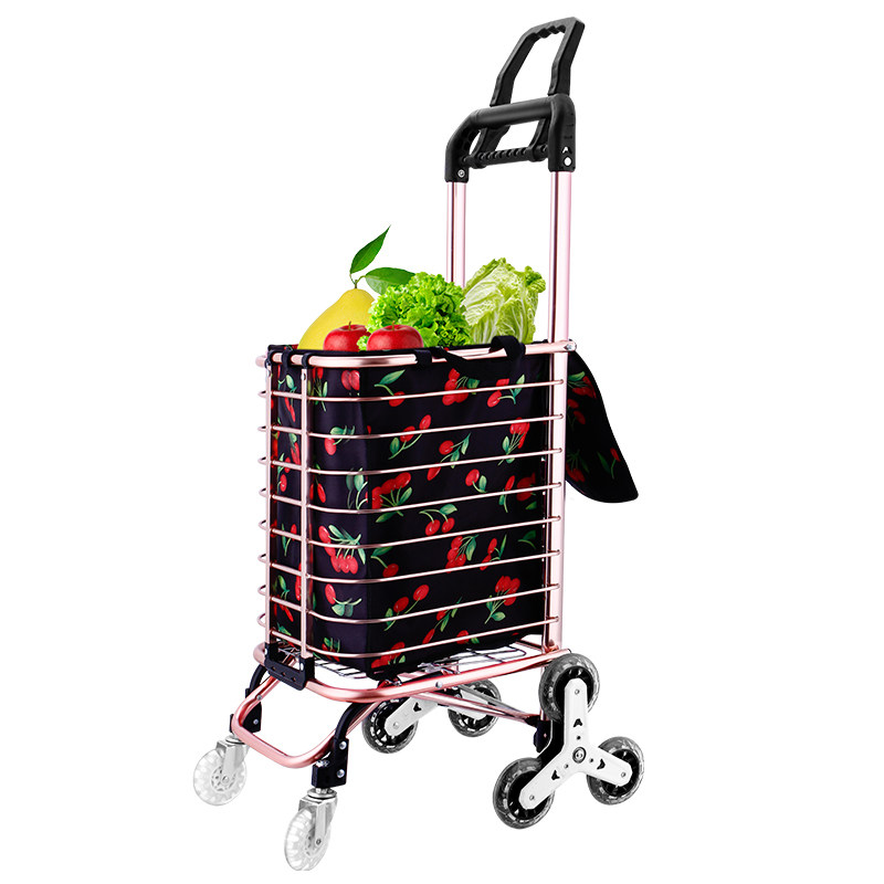 买菜车拉车拉杆老人老人家家用拉菜轻便折叠拖车便携购物车