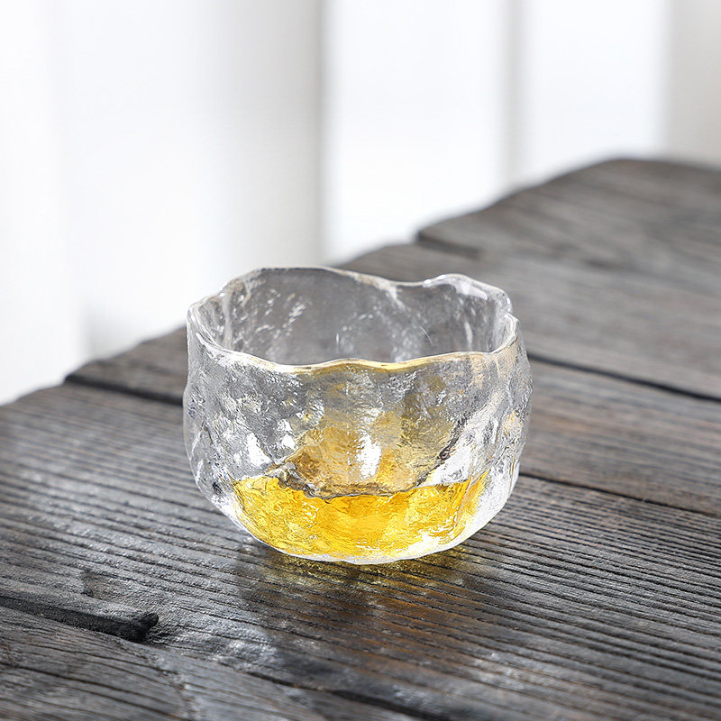 酒杯轻奢白酒杯烈酒酒盅大号玻璃水晶日式小酒白酒杯