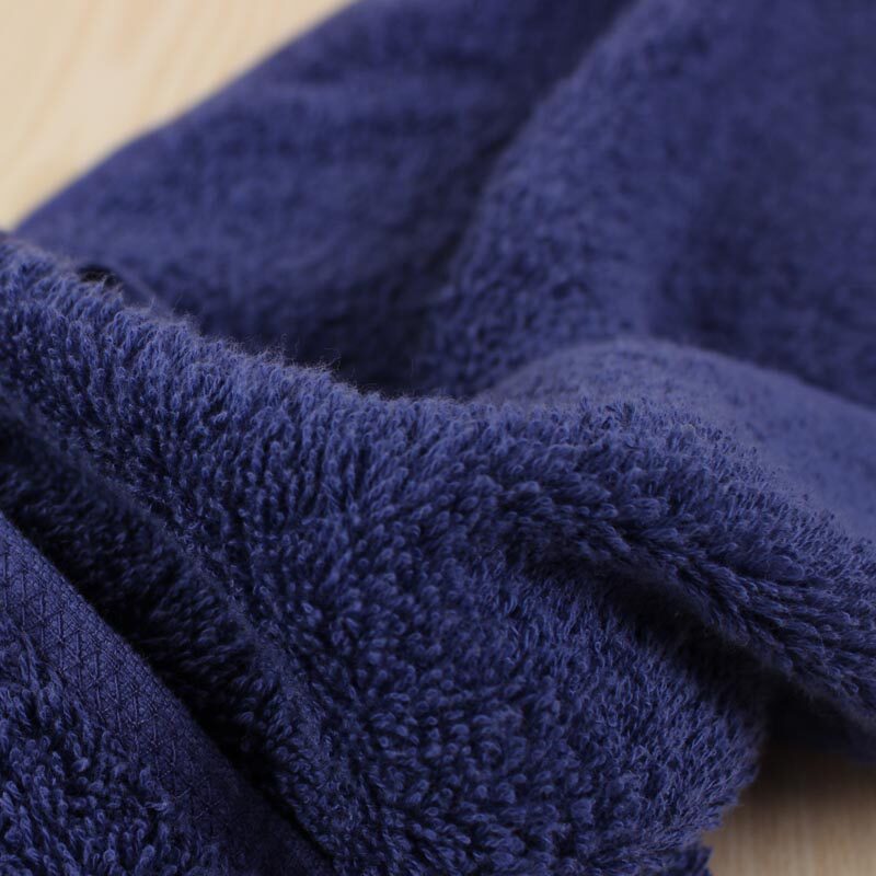 毛巾星级酒店度假纯棉腔调系类深蓝色美容院民宿客栈毛巾
