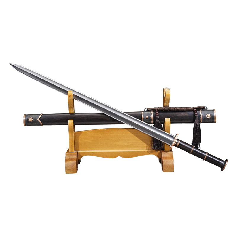 龙泉拙匠宝剑一体刀剑送礼防身冷兵器扭转纹星刀剑