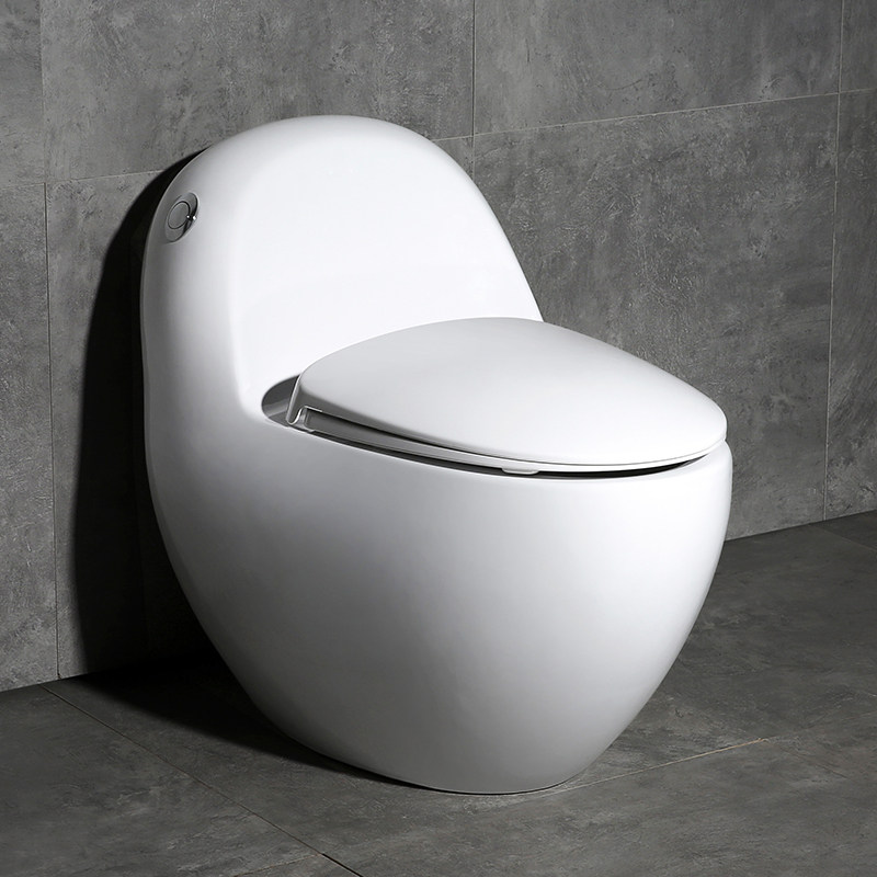 德国陶谷创意鸡蛋型马桶侧按家用虹吸普通圆形普通坐便器