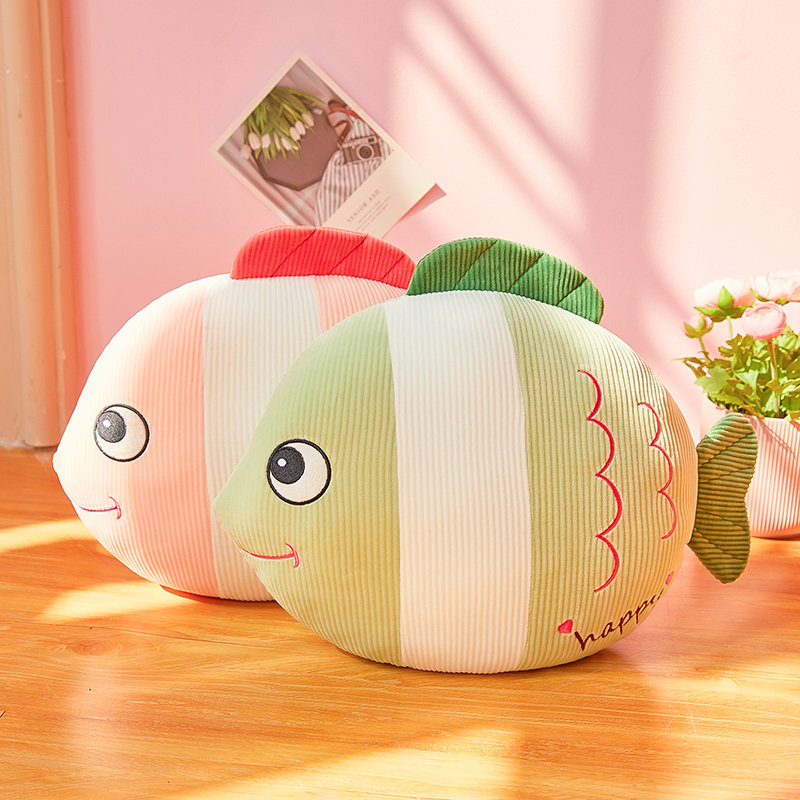 可爱鱼抱枕海洋毛绒玩具情侣公仔布娃娃女生生日礼物毛绒布艺类玩具