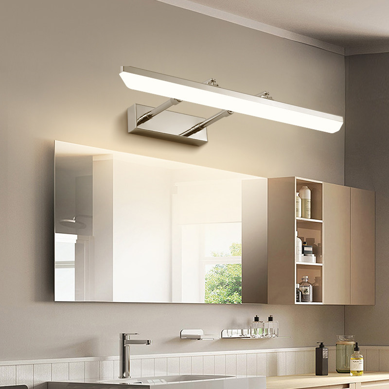 梳妆北欧镜子化妆浴柜led镜柜包安装卫生间镜前灯镜前灯