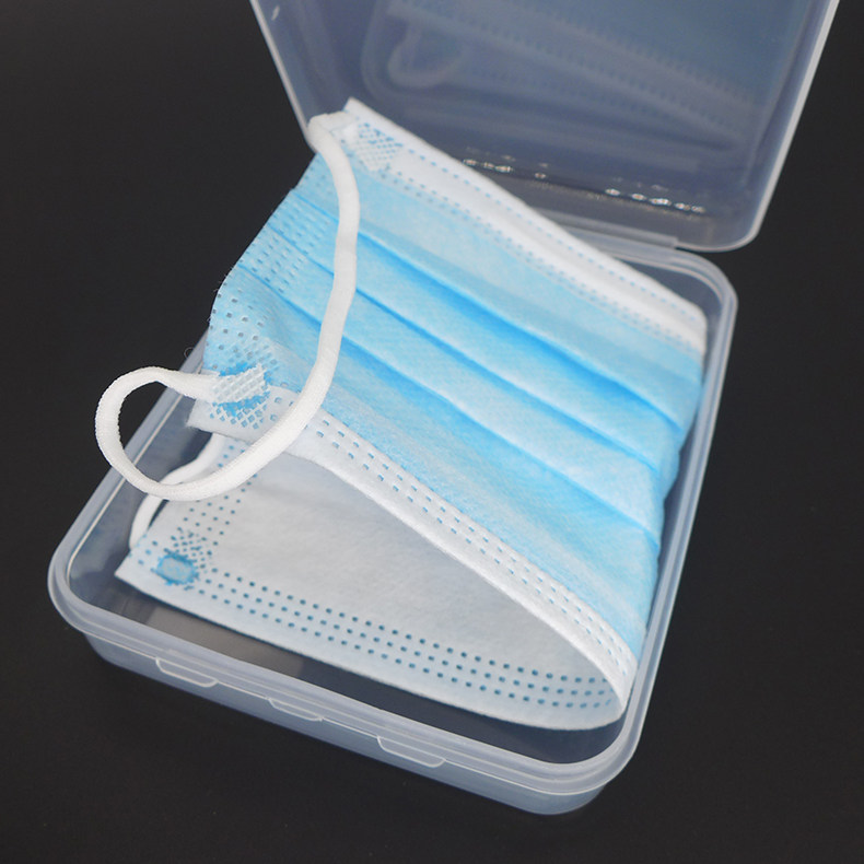 口罩盒子包邮装便携折叠收纳家用塑料上班族整理口罩收纳盒