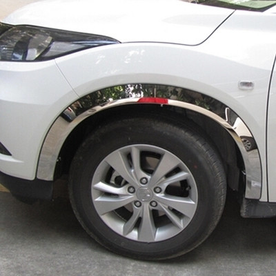 轮眉适用于本田缤智xrv不锈钢加长加宽装饰轮圈装饰性轮眉