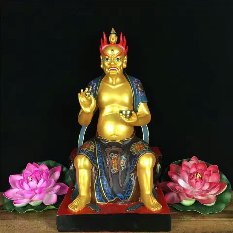 大士面然鬼王菩萨焦面王羽林家居摆件树脂佛像摆件