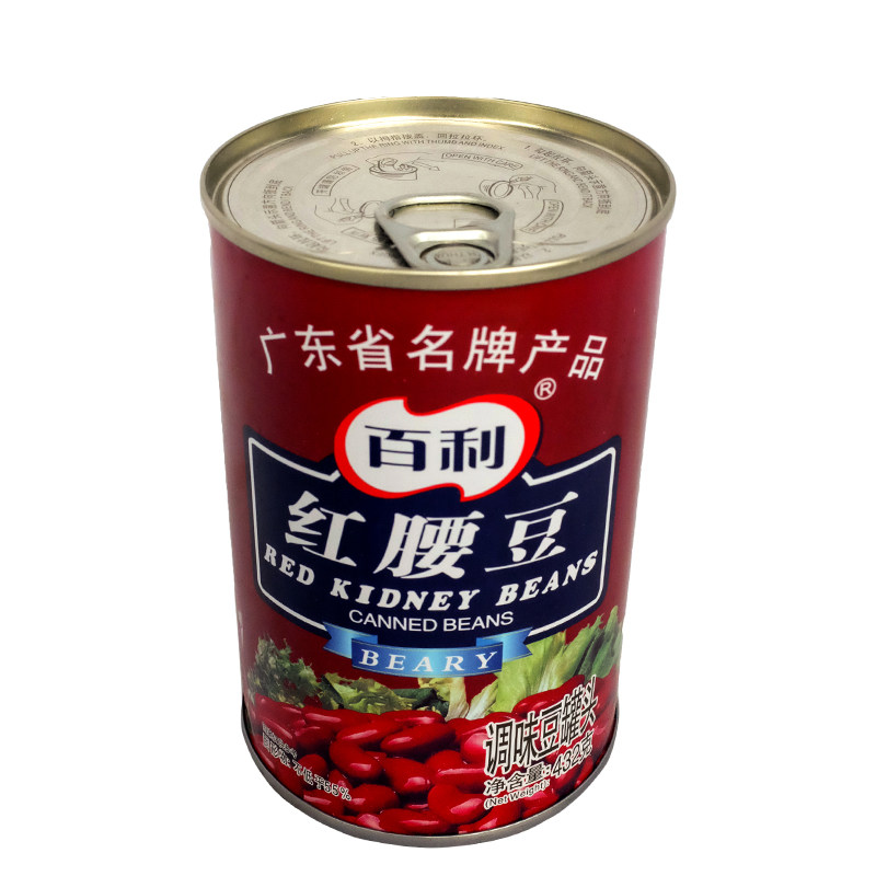 百利红腰豆432g24罐整箱即食冰沙大红芸豆罐头西餐沙拉烘焙原料