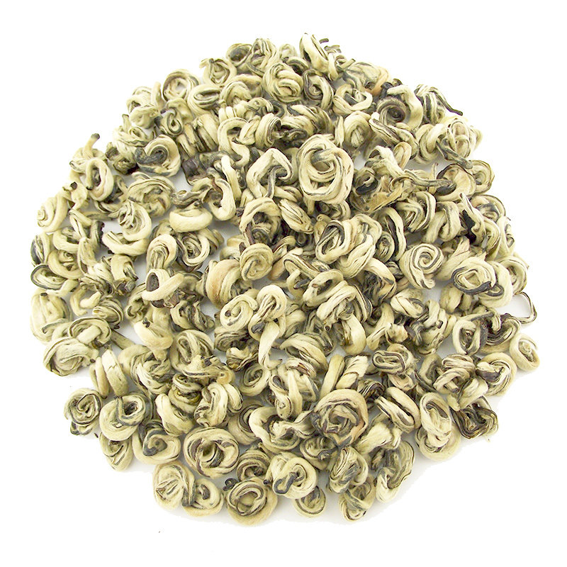 茉莉花茶叶 针曲螺 2020新茶 雪花螺 横县散装250g浓香型