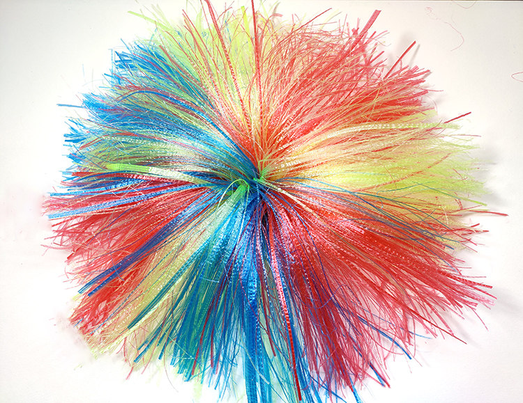 成人手工尼龙耐踢自制花毽diy儿童塑料材料毽子