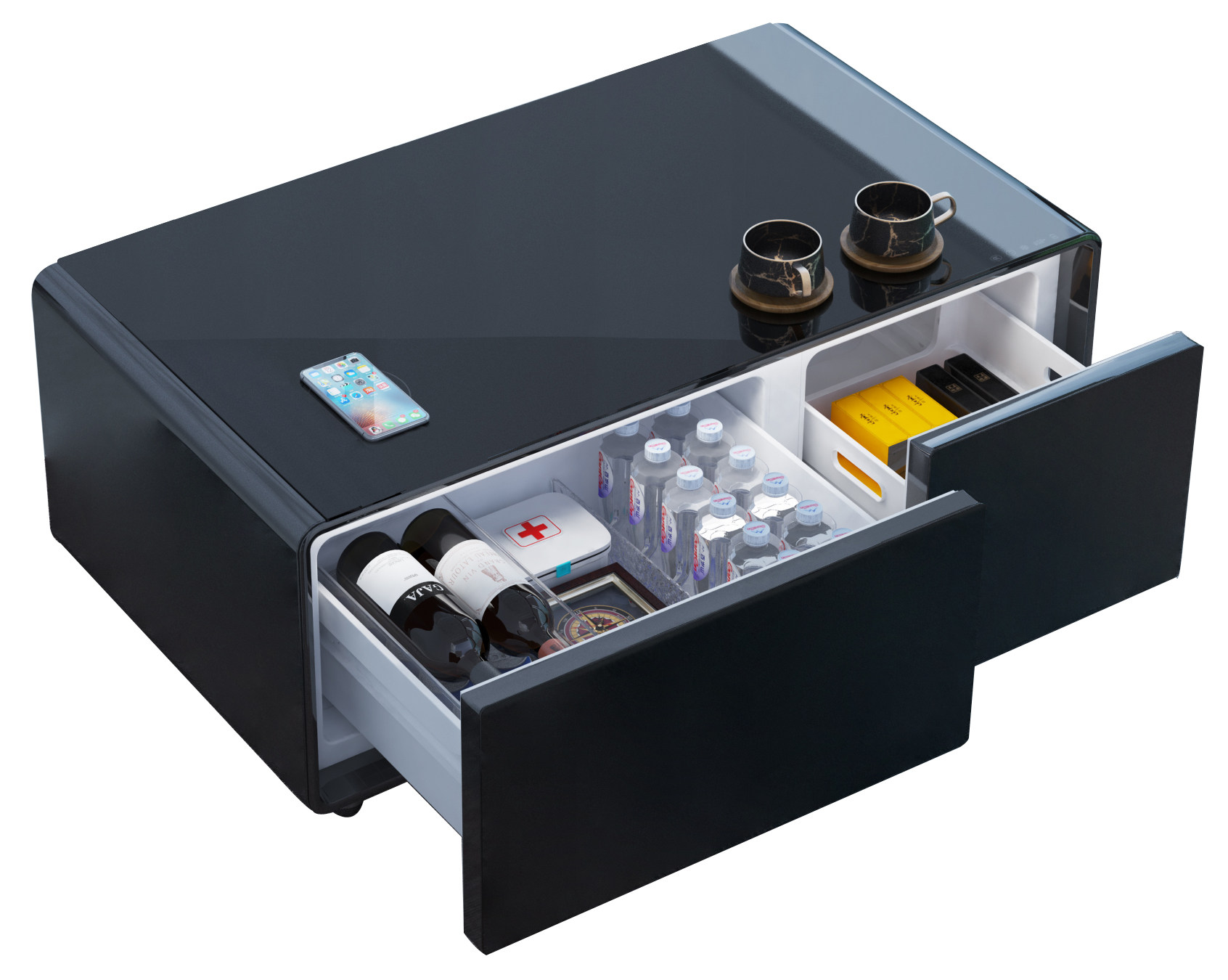 智能多功能现代简约客厅办公茶几小型厅冰箱小户户型茶几