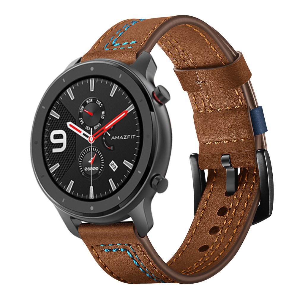 适用garmin佳明venu智能运动手表active真皮7字线表带男女潮流