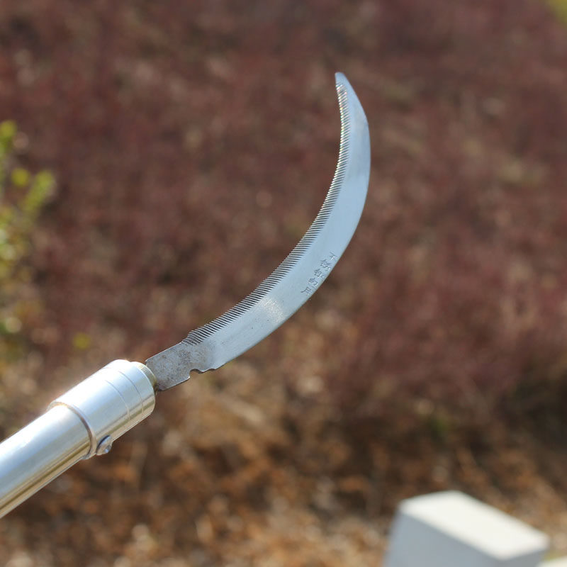 不锈钢水草刀镰刀割水草刀 水底清理打窝器渔具垂钓配件钓鱼用品