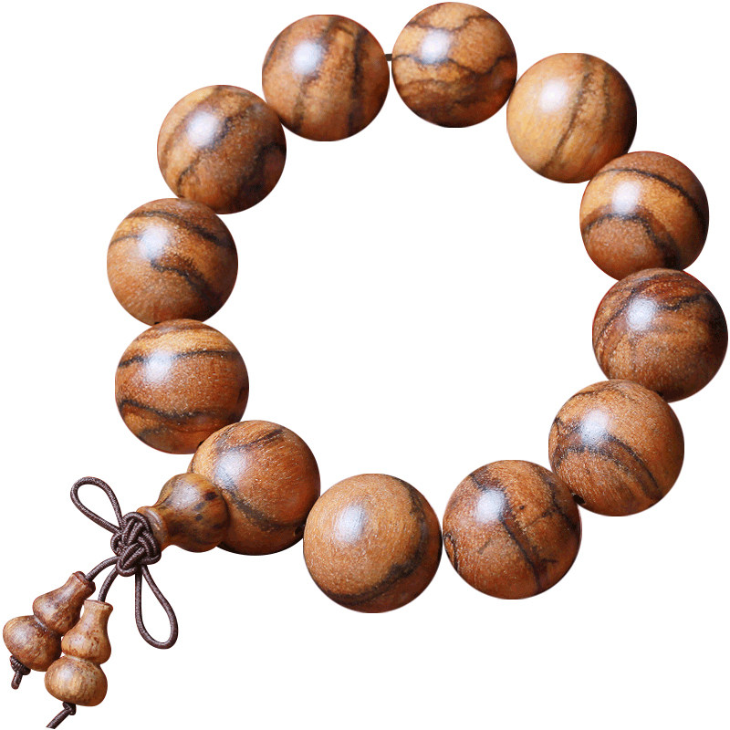 印尼花奇楠木手串原木木料男女奇楠手链佛珠手串