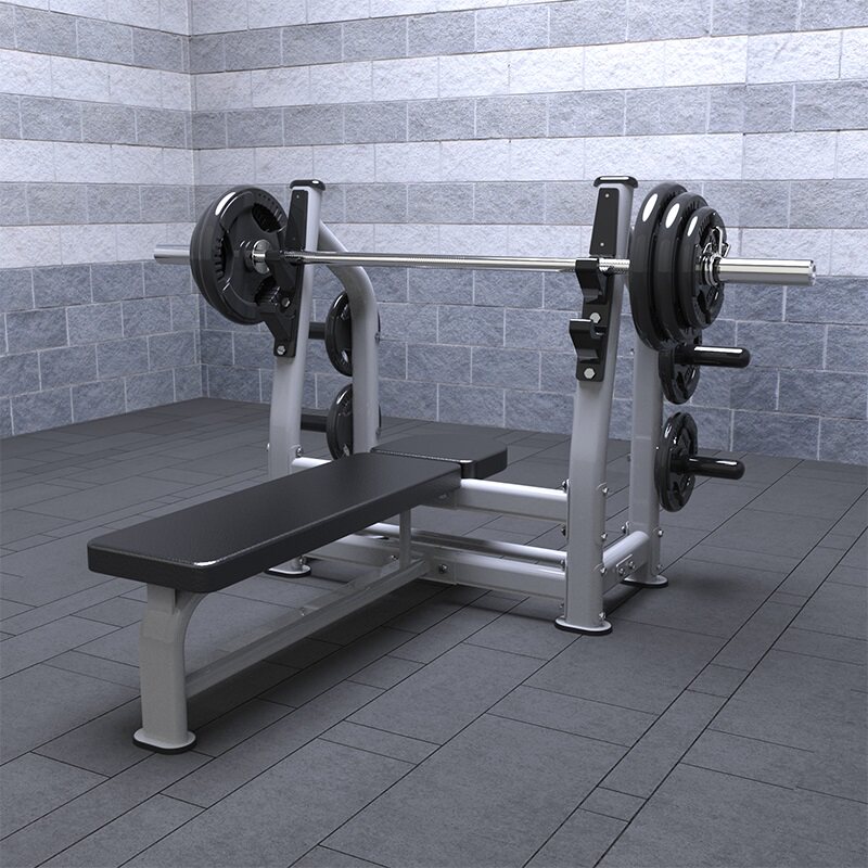 杠铃卧推架商用举重套装家用健身器材专业健身房床卧举重床