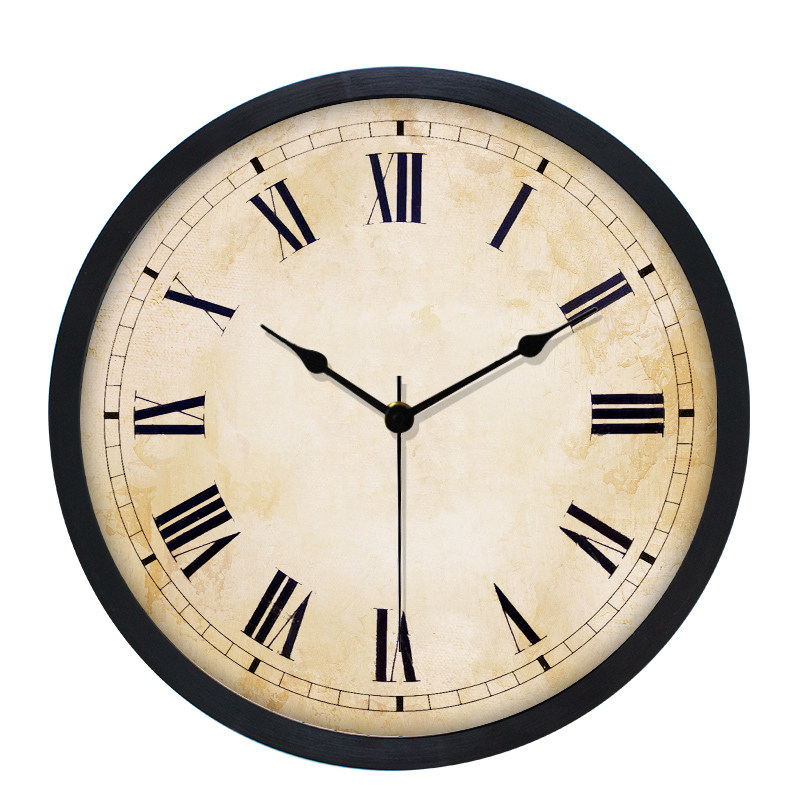 复古挂钟静音简约客厅 hicat疯小猫挂钟