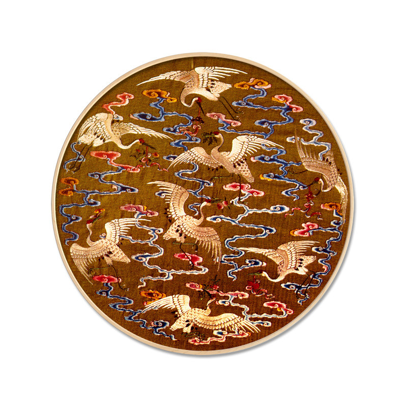 仙鹤祥云钻石十字绣5d新款客厅中国国风古典十字绣套件