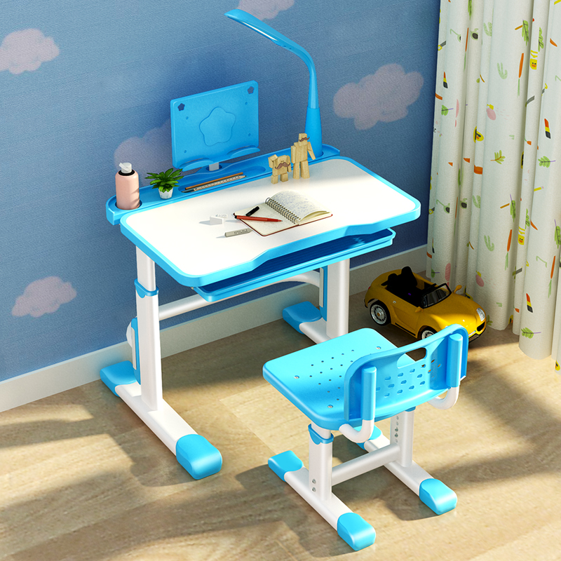 学习桌儿童书桌写字桌椅套装小学生课桌子简易家用书桌椅可升降