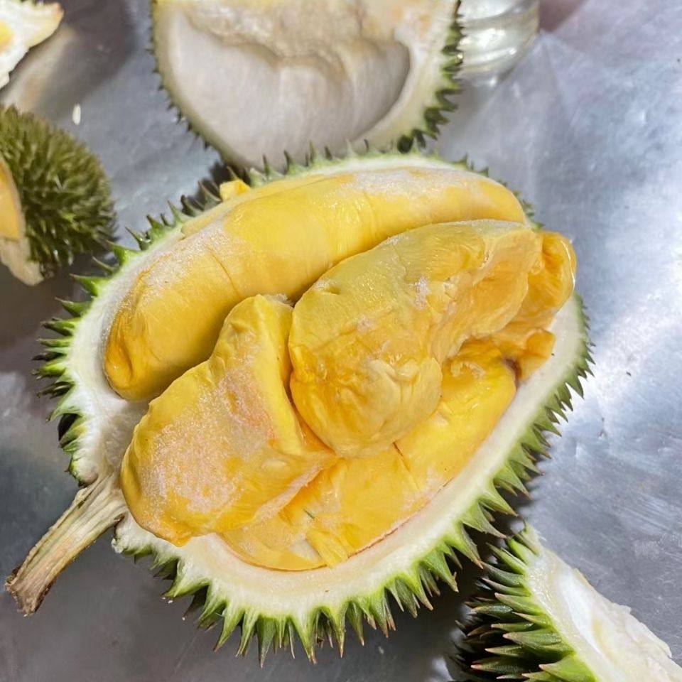 马来西亚d101红肉榴莲树熟液氮锁鲜整个带壳顺丰榴莲