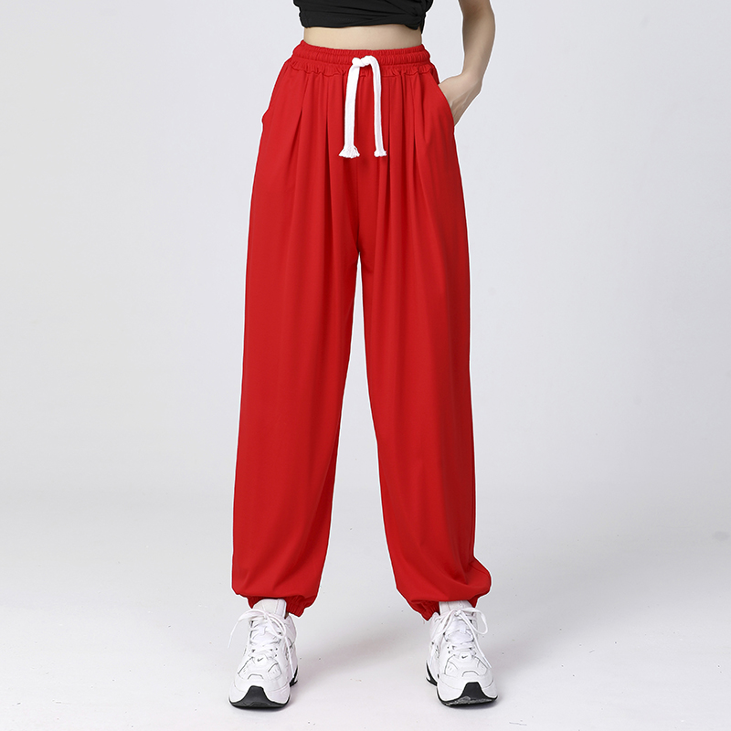 广场舞裤子c女夏季新款宽松灯笼裤杨丽萍运动健身操曳步舞跳舞蹈