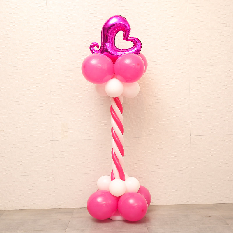 新年春节气球立柱路引支架结婚庆开业生日周岁派对商场地布置装饰