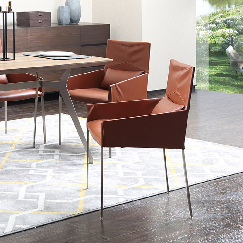 pusu普术pc13米瑞餐椅家具餐厅意式极简现代餐椅