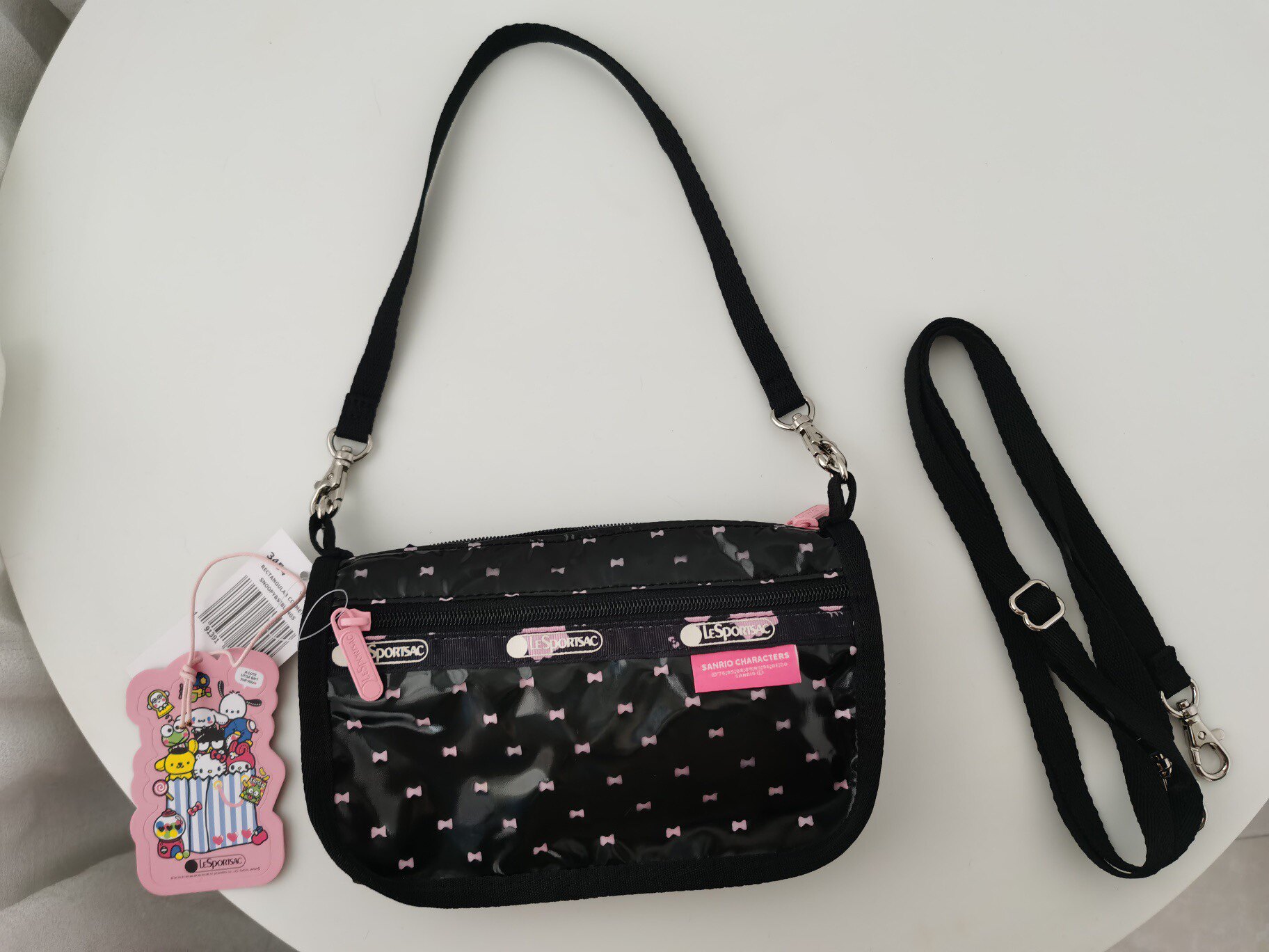 lesportsac乐播诗宝限量单肩手提包3454小号斜挎通用款女包