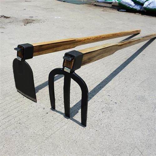 江浙沪bknjbknj工具新款农具锄头双头锄齿园艺免邮锄头