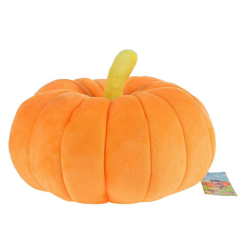 秦亲宝贝陕西旅游纪念品南瓜抱枕靠枕儿童玩偶中性橘色毛绒布艺类玩具