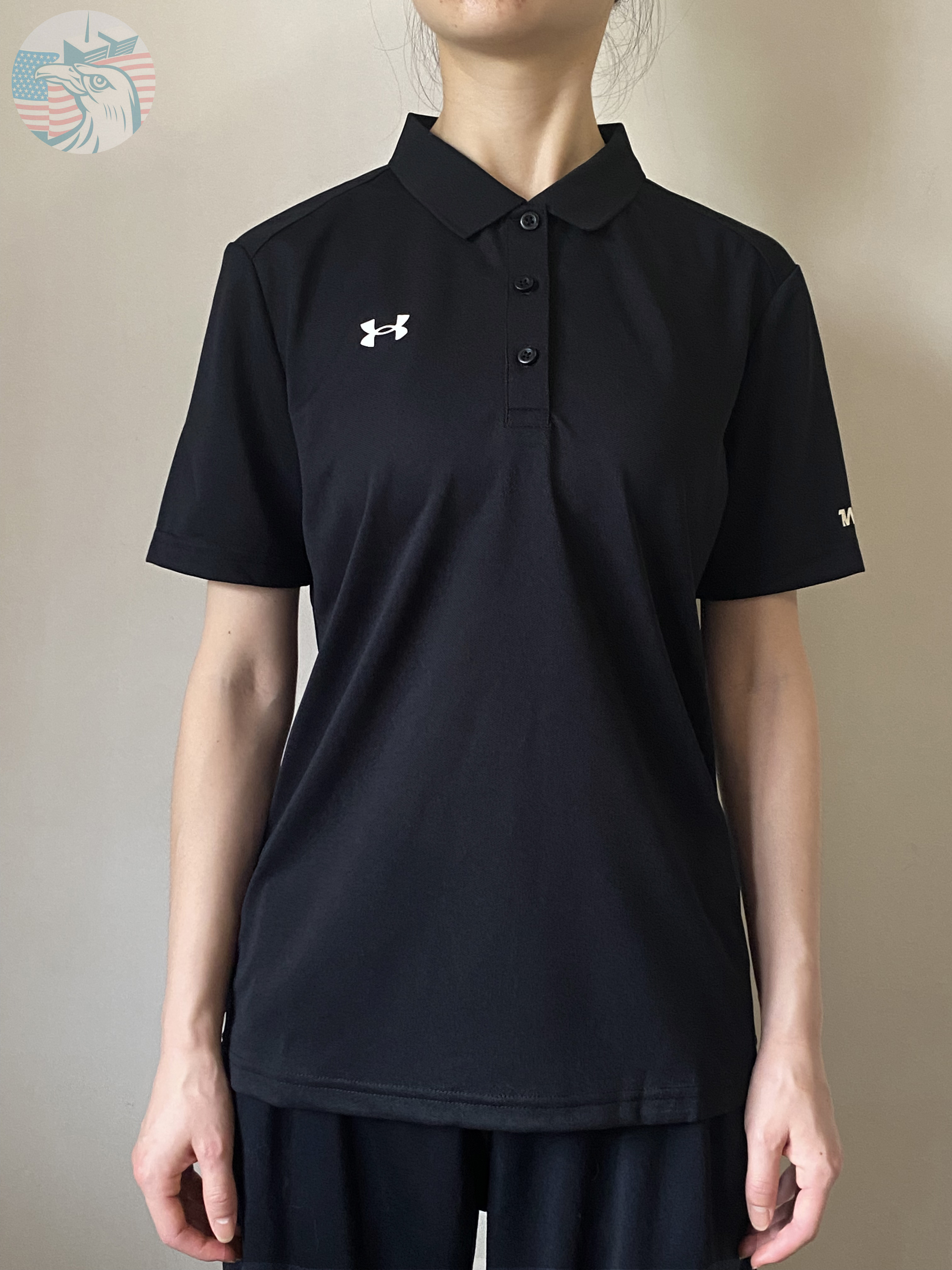 现货安德玛ua女士polo基础健身休闲运动速干短袖运动polo衫