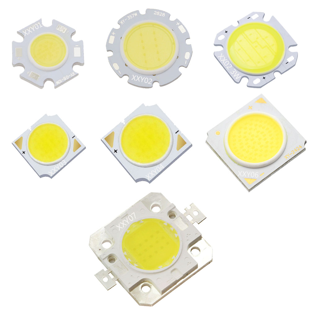 高亮台湾cob光源3w5w7w10w15w20w30w球泡射灯筒灯led灯珠led单灯