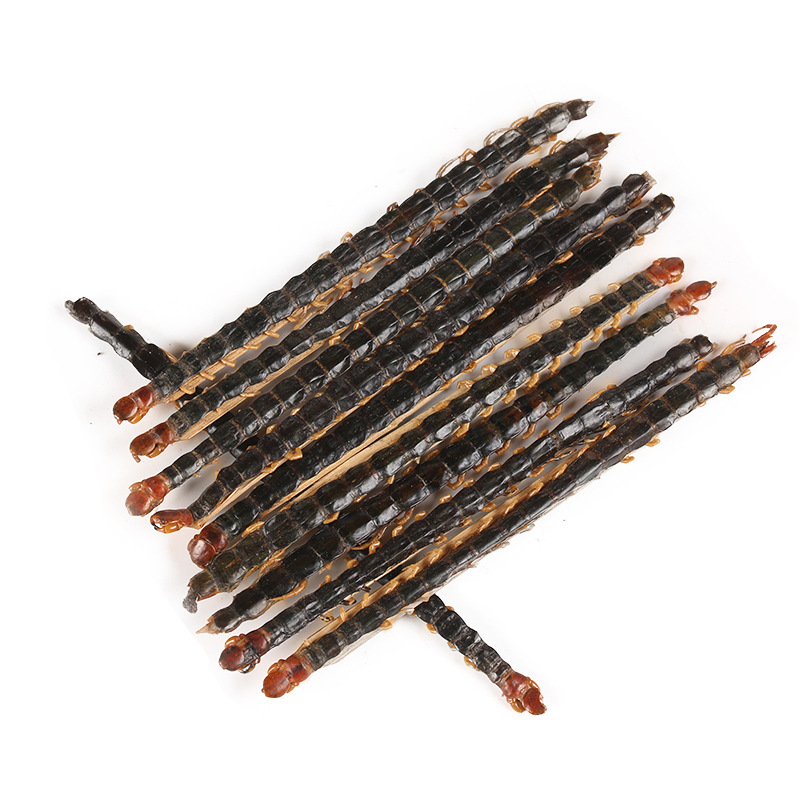 中药材蜈蚣红头野生蜈蚣干品11公分长蝎子干货大蜈蚣全虫泡酒