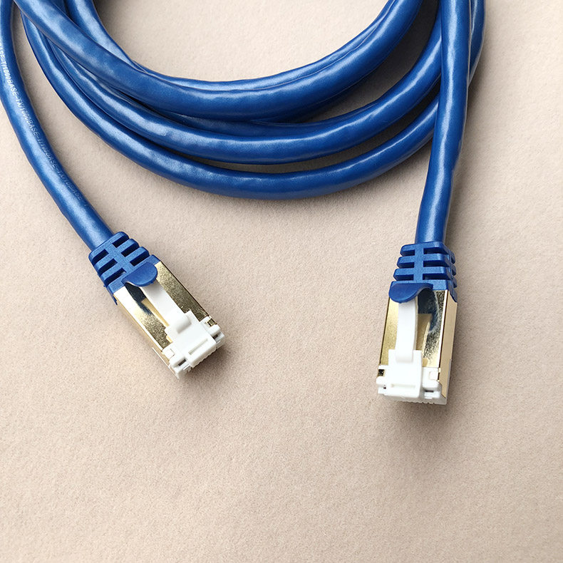 网线原装万兆铜芯屏蔽通用600mhz七类10g7类网线