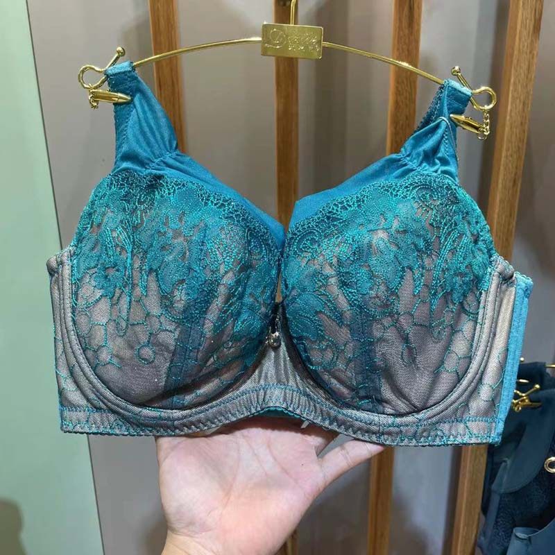 吉芝奴e606907大胸显小内衣大码文胸聚拢集中中断文胸